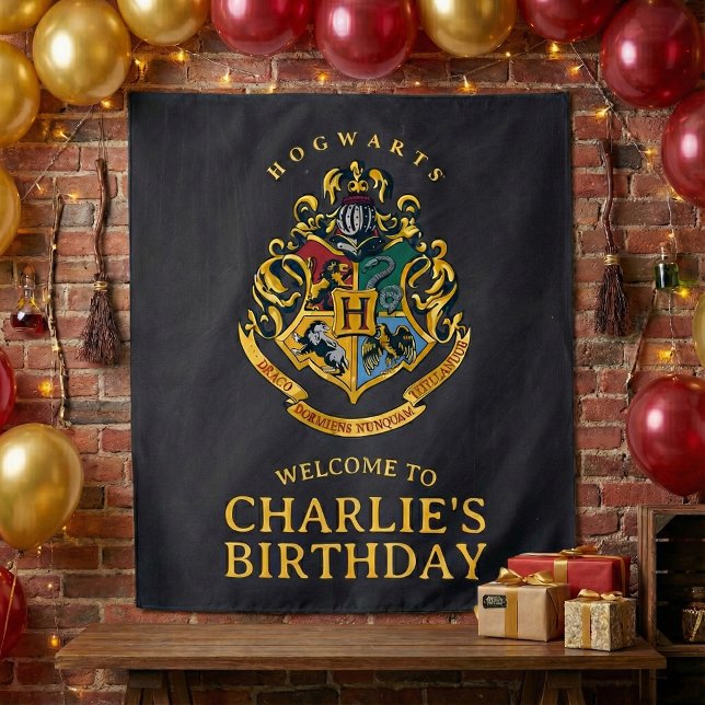 Tapete De Parede Brasão de Hogwarts Harry Potter Aniversário (Criador carregado)