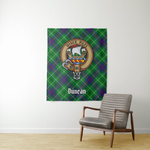 Tapete De Parede Brasão do Clã Duncan sobre Tartan