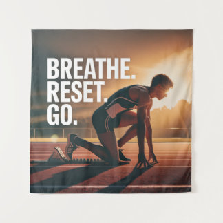 Tapete De Parede Breathe. Reset. Go.