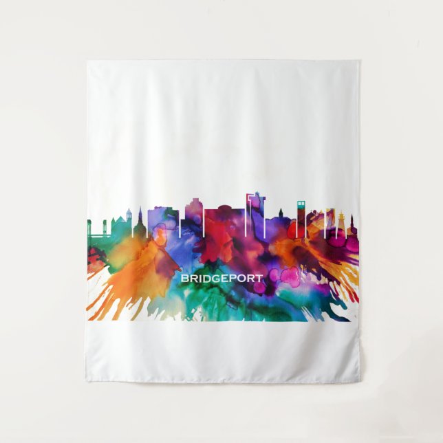 Tapete De Parede Bridgeport Skyline (Frente)