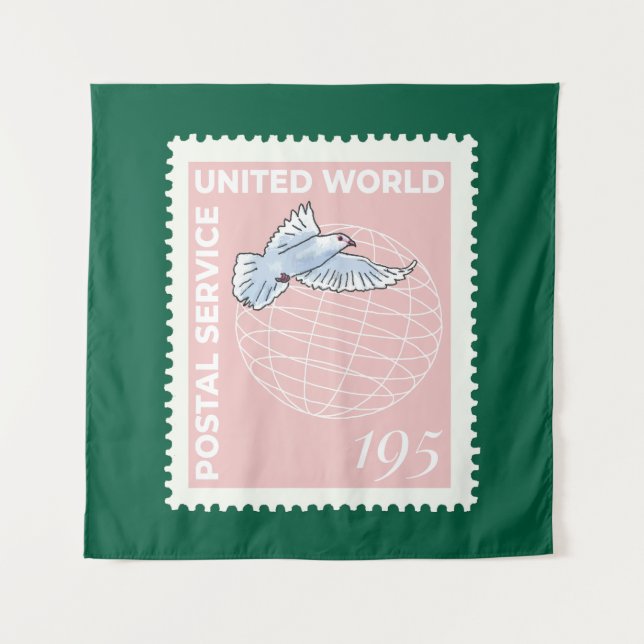Tapete De Parede Briefmarke -  (Frente)