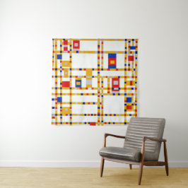 Tapete De Parede Broadway Boogie Woogie | Piet Mondrian |