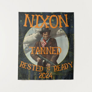Tapete De Parede Bronzeado Descansado & Pronto NIXON 2024 President