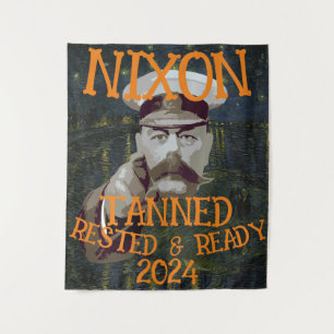 Tapete De Parede Bronzeado Relaxado & Pronto NIXON 2024 Presidente