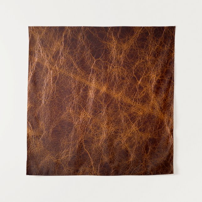 Tapete De Parede Brown leather textureabstract,art,artificial,backg (Frente)