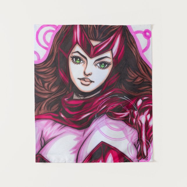 Tapete De Parede Bruxa Escarlate ~ Wanda Maximoff (Frente)
