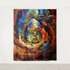Tapete De Parede Buda estilo Rorschach 80x60 001