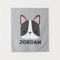 Bulldog Francês Bonito com Nome Personalizado Tape
