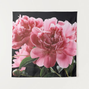 Tapete De Parede Buquê de Pedônia Fechado: Vermelho Cor-de-rosa