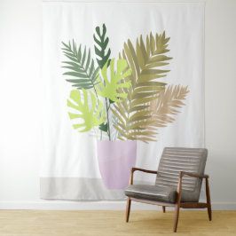 Tapete De Parede Buquê tropical.