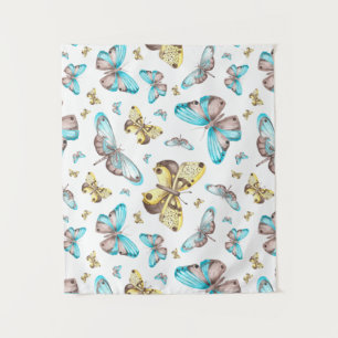 Tapete De Parede Butterfly Art Drawing