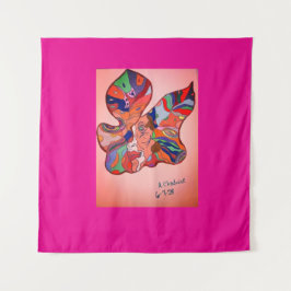 Tapete De Parede Butterfly Leaf Portrait Square Tapestry