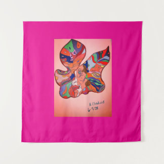 Tapete De Parede Butterfly Leaf Portrait Square Tapestry