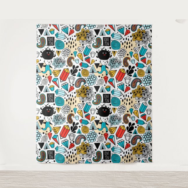 Tapete De Parede Cabeça louca (Frente)