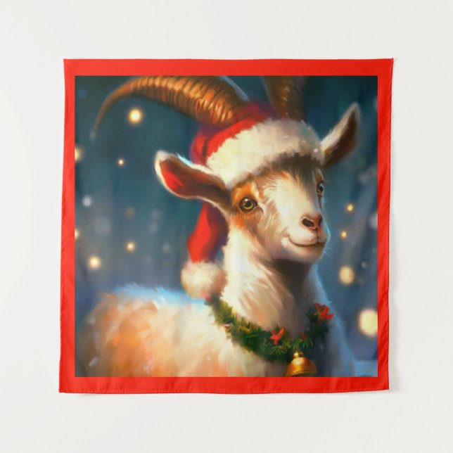 Tapete De Parede Cabra de Natal 2 (Frente)