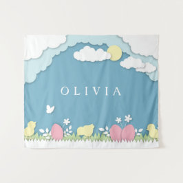 Tapete De Parede Caça aos ovos de Páscoa, primavera de feriados