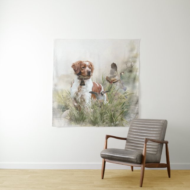 Tapete De Parede Caça com um cão Brittany, Art (In Situ)