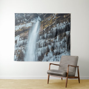 Tapete De Parede Cachoeira Peričnik em Mojstrana, Eslovênia