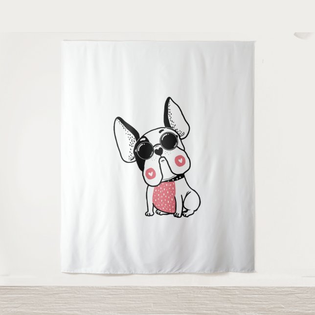 Tapete De Parede cachorrinho fofo (Frente)