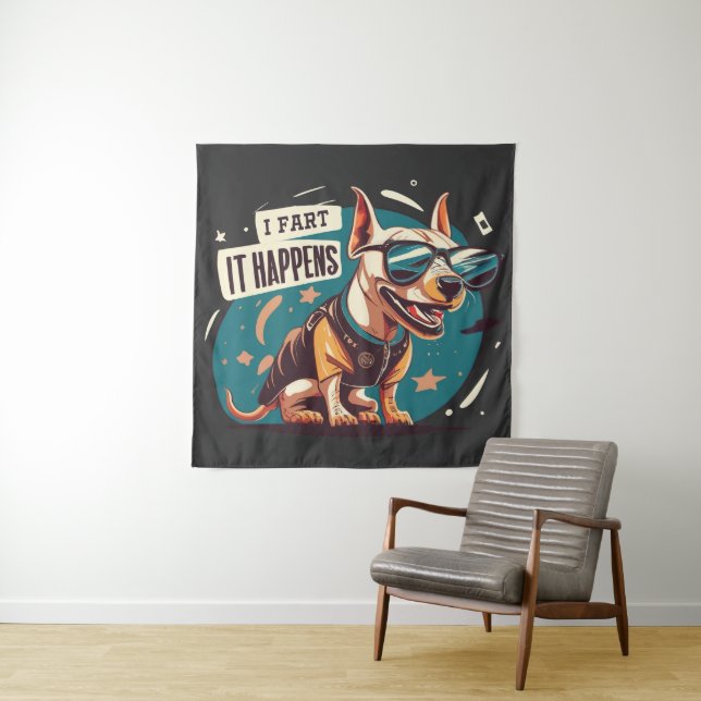 Tapete De Parede Cachorro Engraçado Que Acontece (In Situ)