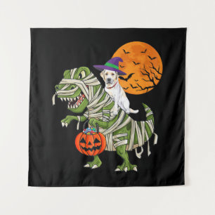 Tapete De Parede Cachorro   Labrador Retriever Riding Mummy T Rex