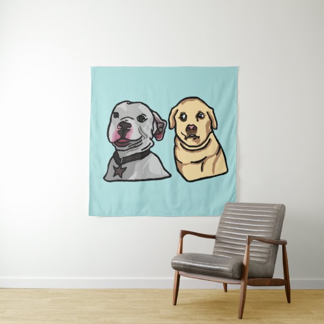 Tapete De Parede Cachorros Memes Fofos (In Situ)