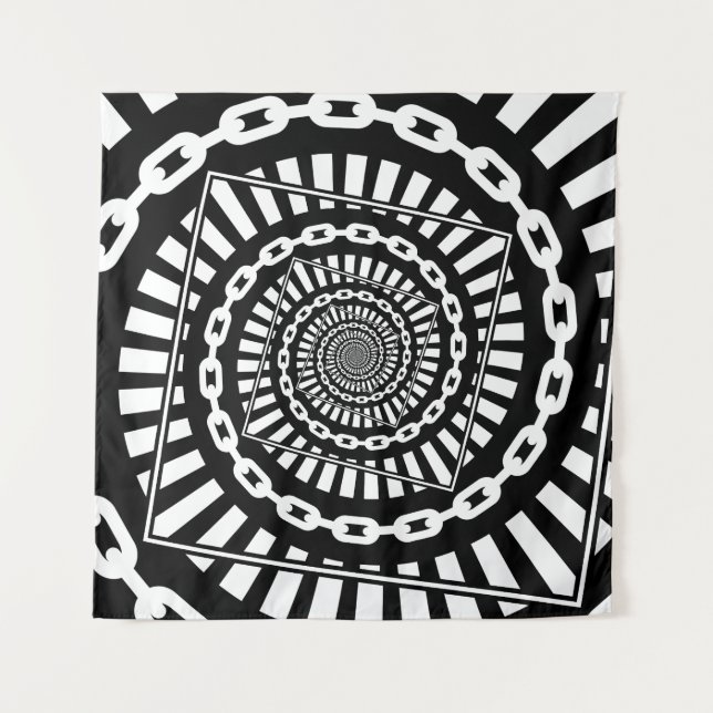 Tapete De Parede Cadeias de Golf de Disco (Frente)