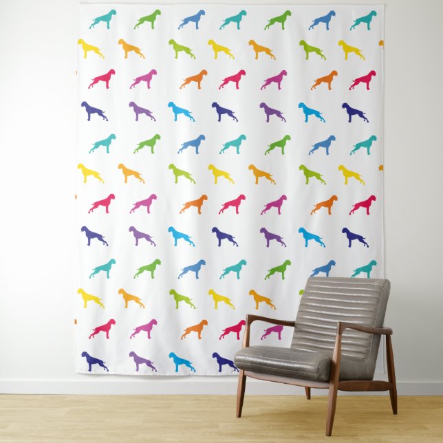 Tapete De Parede Cães Boxer (In Situ)