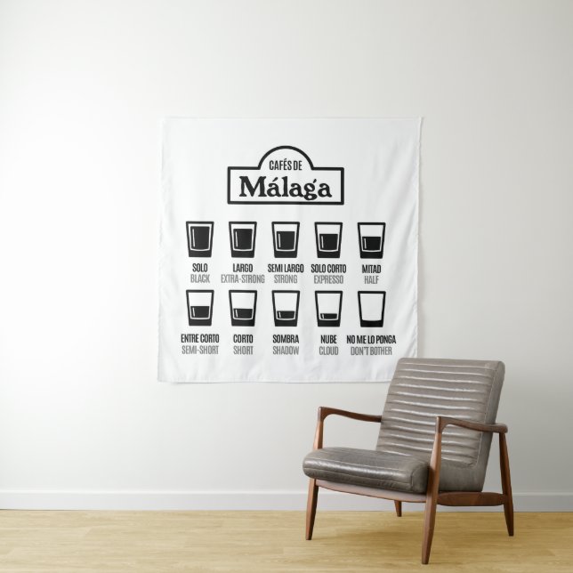 Tapete De Parede Cafés de Málaga (In Situ)
