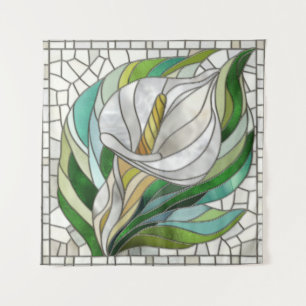 Tapete De Parede Calla Lily Mosaic Art