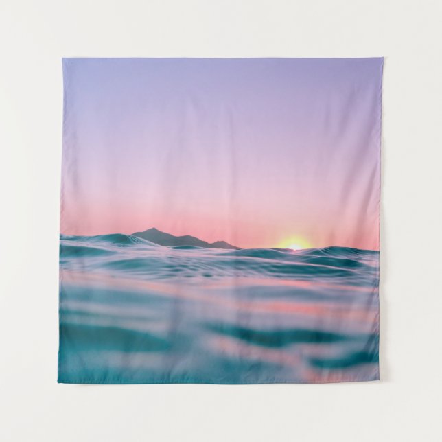 Tapete De Parede Calm body of water during golden hour (Frente)