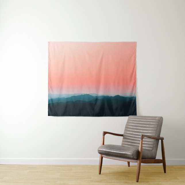 Tapete De Parede Camadas matinais precoces (In Situ (Horizontal))