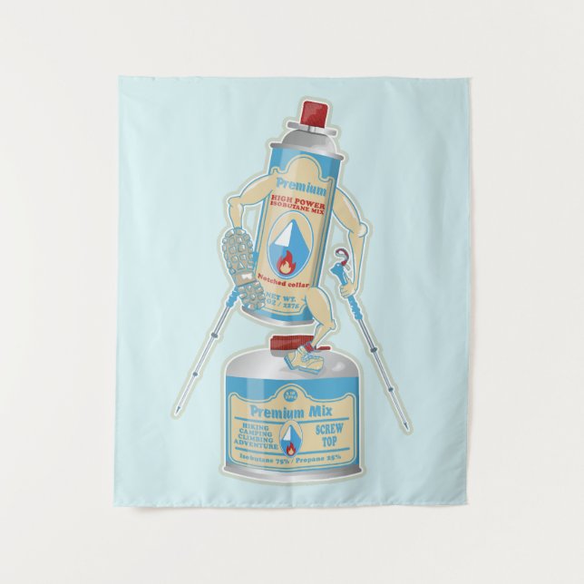 Tapete De Parede Câmaras de gás de fogão de campo, caminhada engraç (Frente)