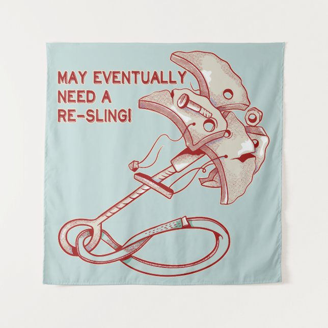 Tapete De Parede Câmera de escalada de Rock Antigo engraçada (Frente)