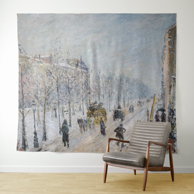 Tapete De Parede Camille Pissarro - Boulevares Exteriores, Efeito d (In Situ (Horizontal))