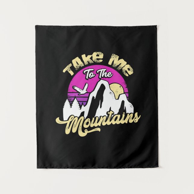 Tapete De Parede Caminhada Leva-me Ao Monte (Frente)
