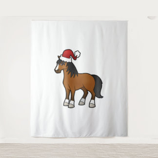 Tapete De Parede Camisa de Cavalo de Natal Incrível