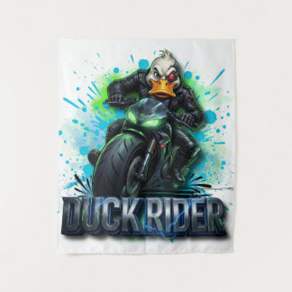 Tapete De Parede Camisa de Moto Cyber Pato 3D Duck Rider