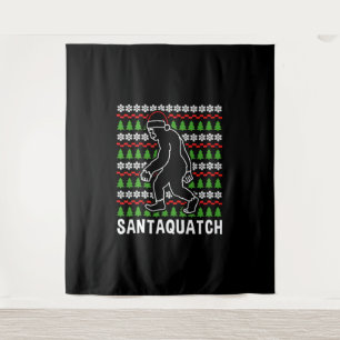 Tapete De Parede Camisa de Natal Bigfoot