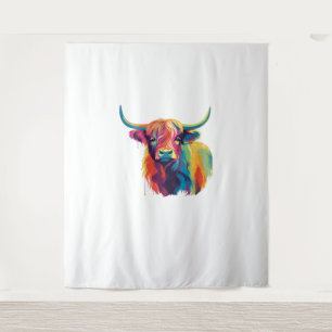 Tapete De Parede Camiseta Clássica de Pop de Arte Superior Colorida