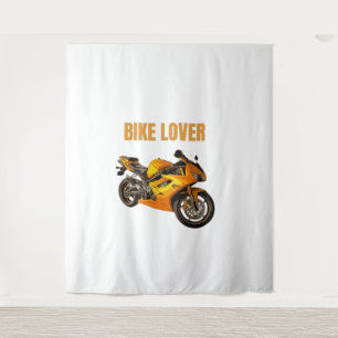 Tapete De Parede Camiseta de Motocicleta para Amante de Bicicleta  