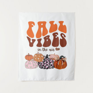 Tapete De Parede Camiseta Pink Fall Pumpkin  Gráfico de Outono Fofo