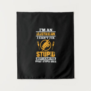 Tapete De Parede Camisetas engraçadas para Eletricistas Homens Eu S