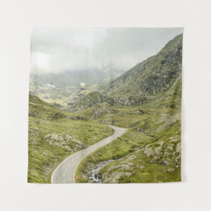 TAPETE DE PAREDE CAMPO VERDE E MONTANHA