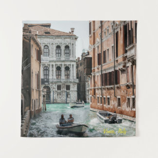 Tapete De Parede Canal de Venice Boat