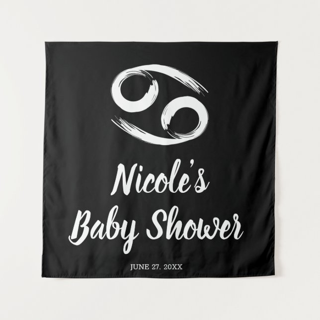 Tapete De Parede CANCER Zodiac junho julho Astrologia do partido (Frente)