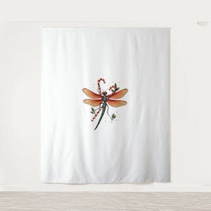 Tapete De Parede Candy Cane Dragonfly