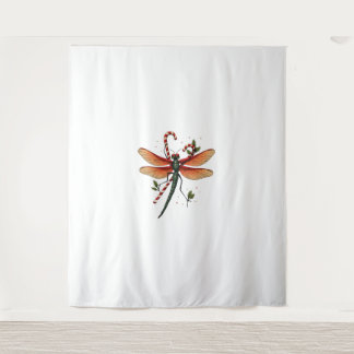 Tapete De Parede Candy Cane Dragonfly
