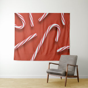Tapete De Parede Candy Canes
