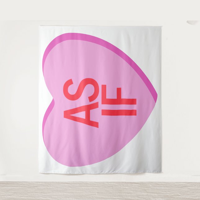 Tapete De Parede Candy Heart - AS IF (Frente)